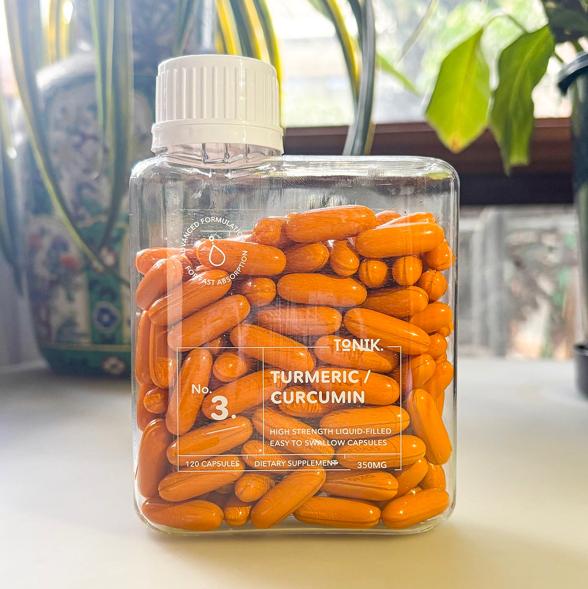 Tonik Turmeric Capsules — 120 Caps | Anti-Inflammatory + Skin Support