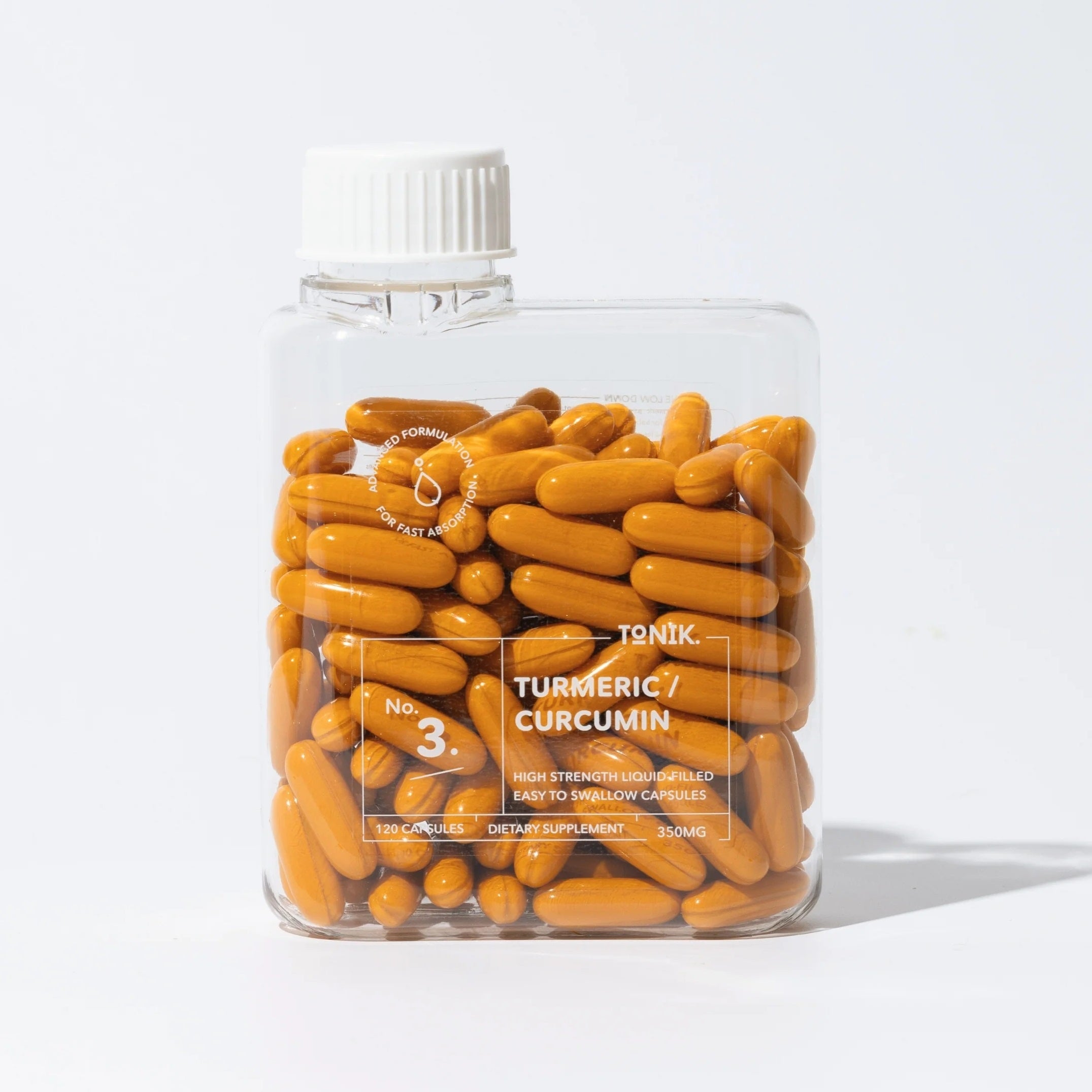 Tonik Turmeric Capsules — 120 Caps | Anti-Inflammatory + Skin Support