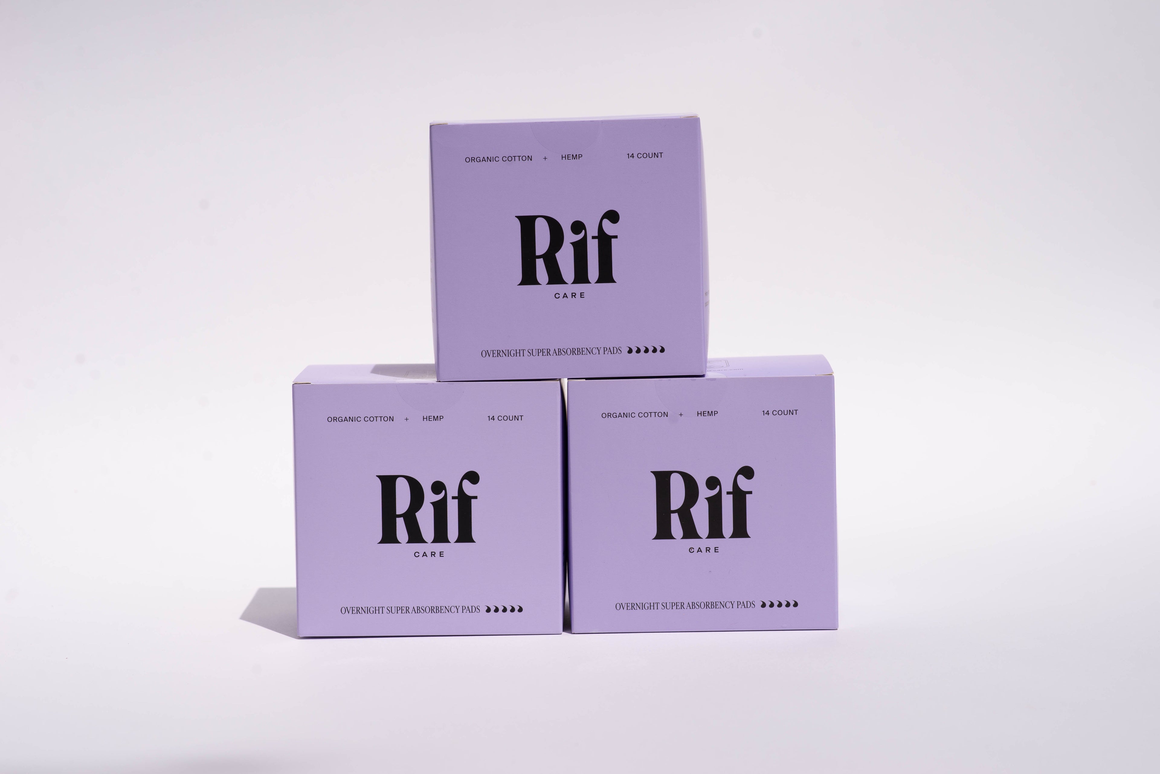 Organic Long Pads with wings - Night 3 pack Bundle-0